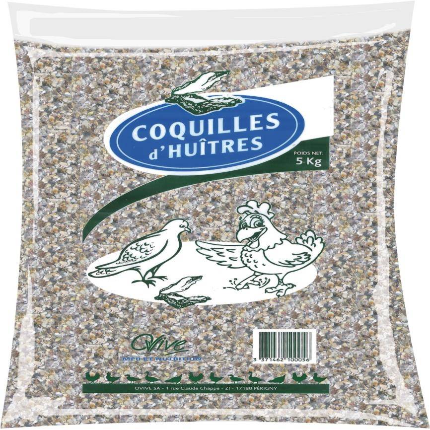 Belcanto - Coquilles d'huîtres pour poules 5 kg - Belcanto - Image 2