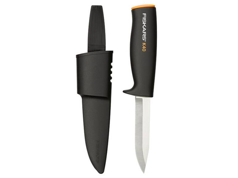 Fiskars - Fiskars - Couteau de jardin Pukko K40 avec fourreau en plastique - Image 1