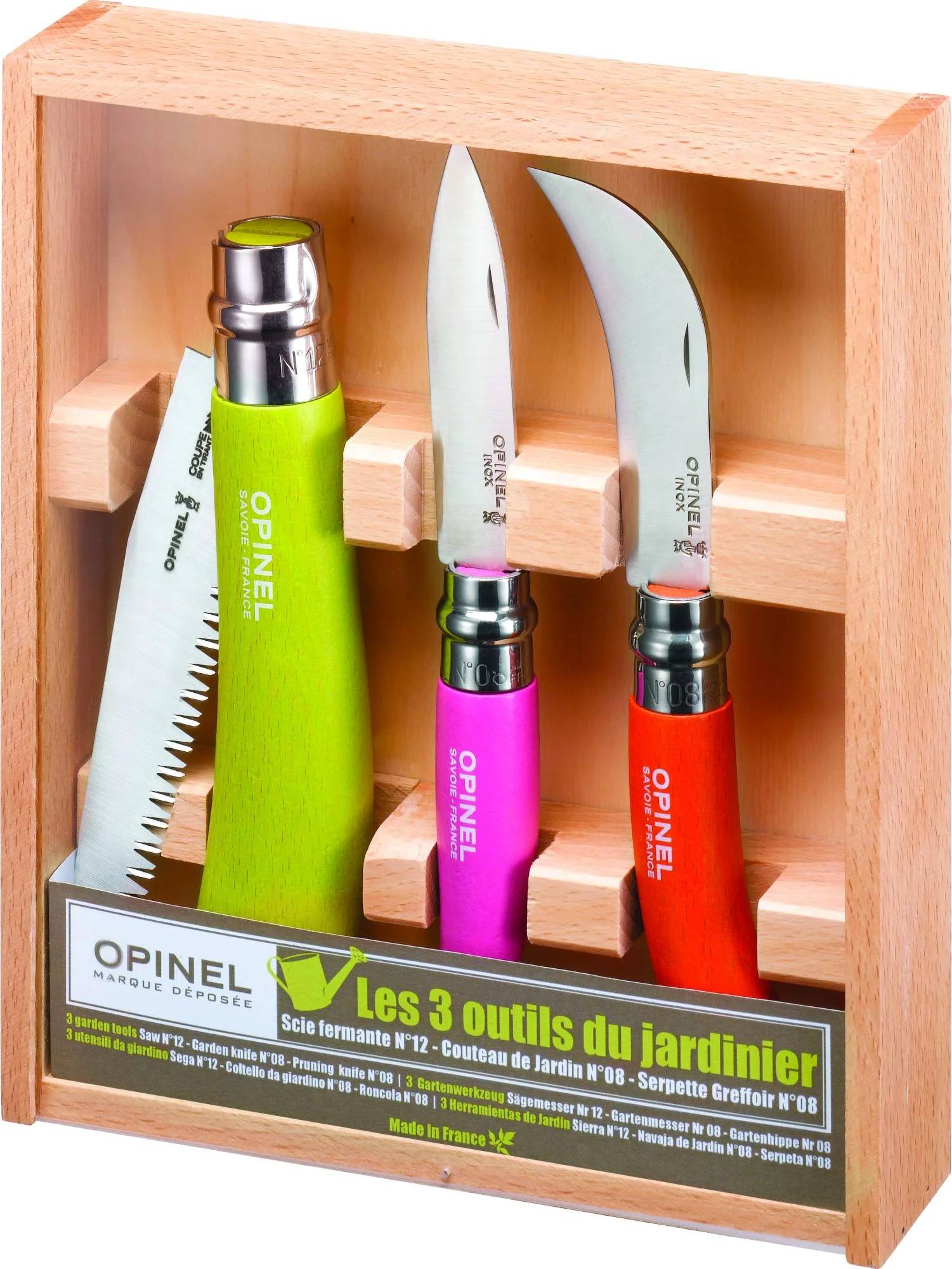 Coffret 3 outils jardinier charme couleurs assorties – OPINEL - Image 2