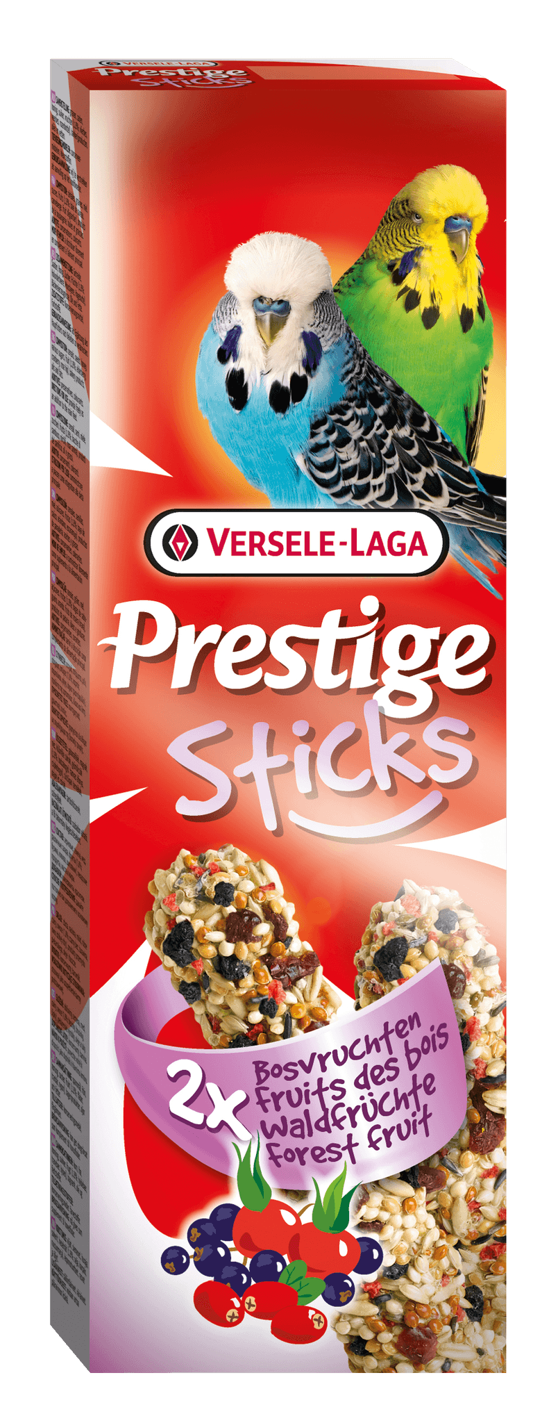 Versele Laga - Prestige Sticks Perruches Oeufs & Ecailles d'huîtres 2x30 g