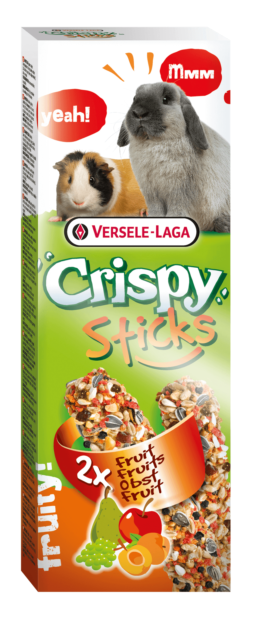 Versele Laga - Crispy Sticks Lapins-Cochon d'inde Fruits 2x55 gr