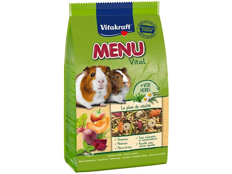 Menu cochons d'inde sans sucre ni conservateur 800 g - Image 1