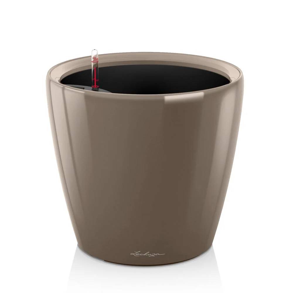 Pot + bac d’arrosage taupe - CLASSICO PREMIUM - Image 3