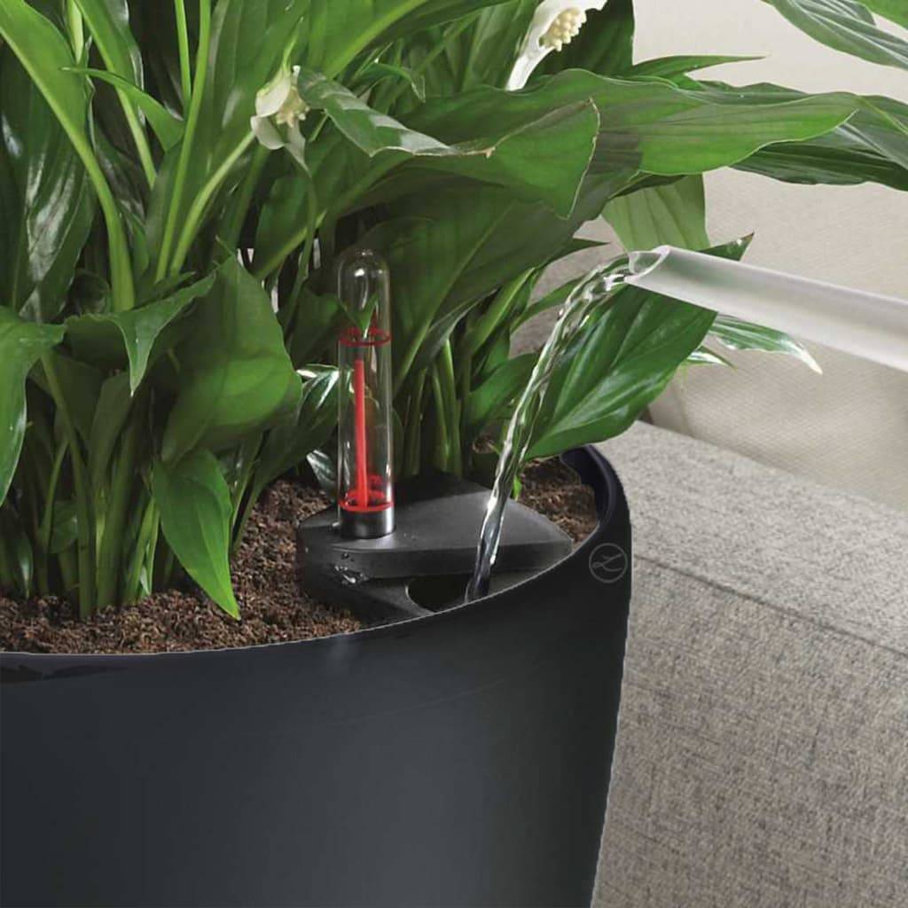 Jardinière Classico LS 28 ALL-IN-ONE plastique charbon métallisé Ø28xH.26 cm - Lechuza - Image 11