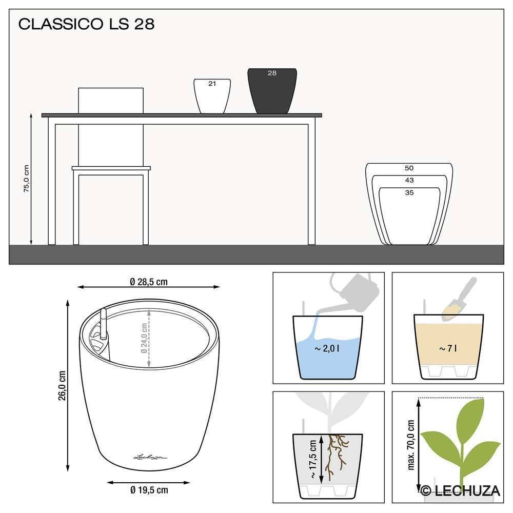 Lechuza - Pot Classico Premium - LECHUZA - Image 7