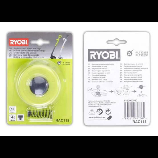 Ryobi - Bobine Fil Couvercle Ressort – RYOBI RAC118 - Image 4