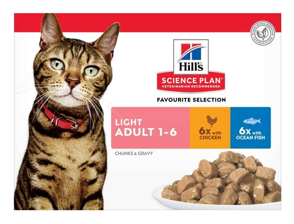 Science plan - Chat Adult light MP Poul&Poiss 12x85g - Image 4