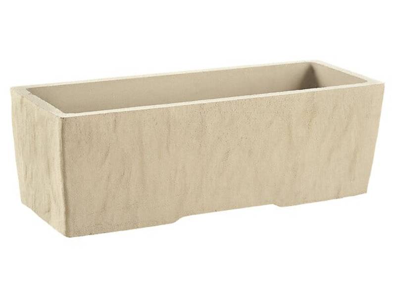Jardinière pierre reconstituée gris P 78 cm x 29 cm – W.HAIRIE