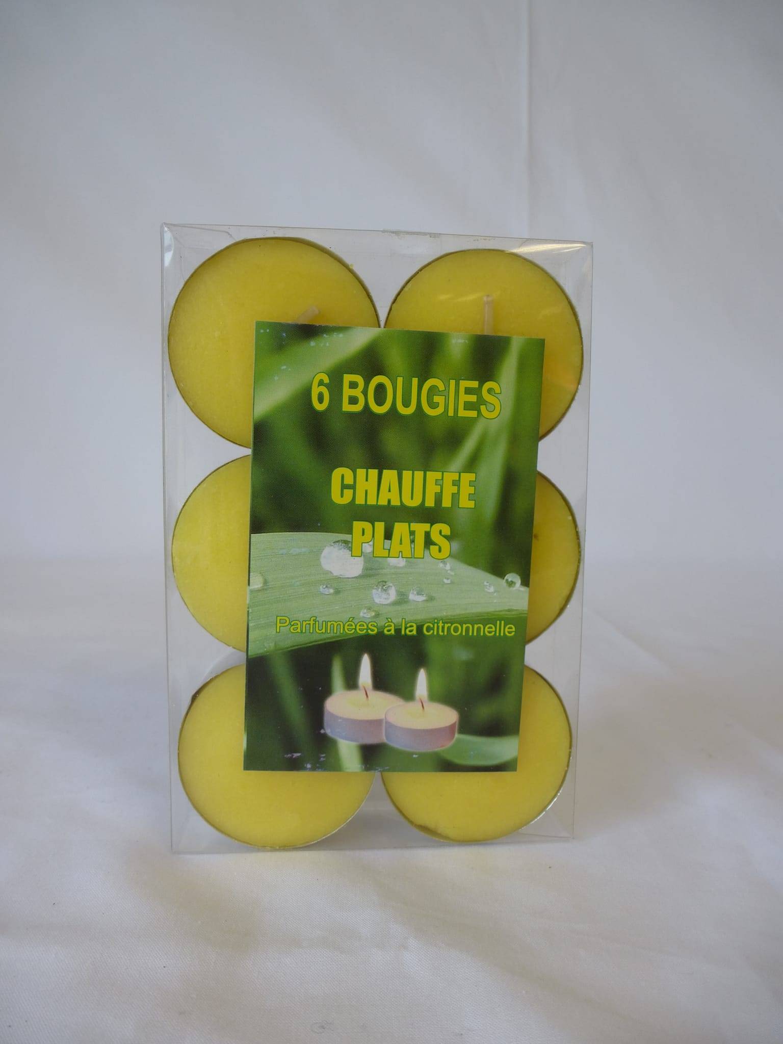 Ciddeco - Ciddeco - Pack de 6 bougies chauffe plat parfum citronnelle - Image 3