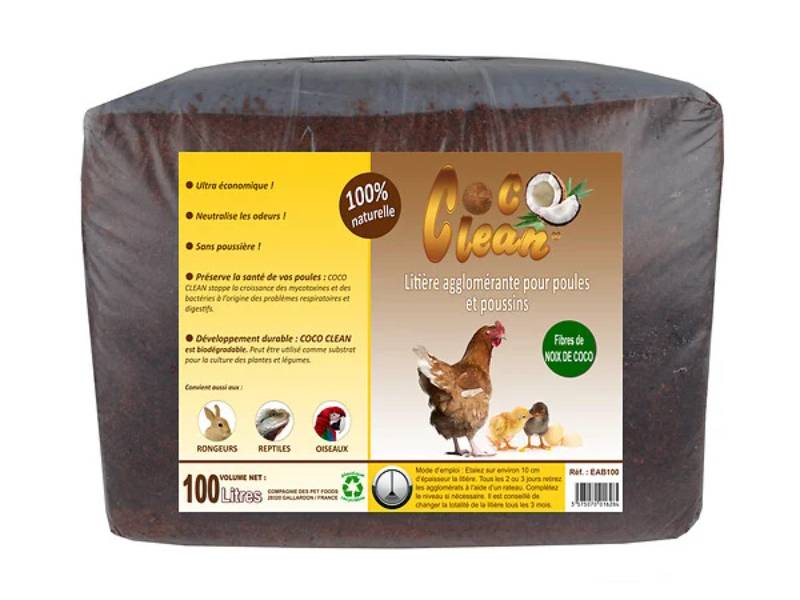 Lifland - Litière agglomérante pour poules aux fibres coco 100 L - LIFLAND