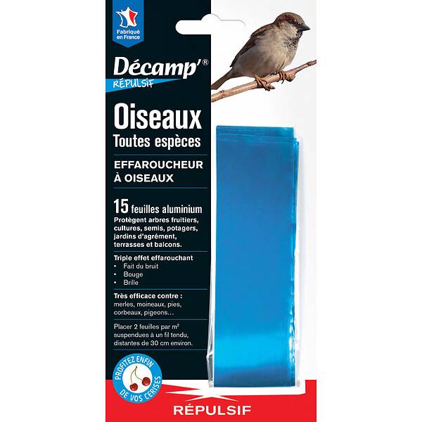 Décamp' Radical - Effaroucheur à oiseaux bandes - L.11,5 x l.0,5 x H.42,5 cm - Image 2