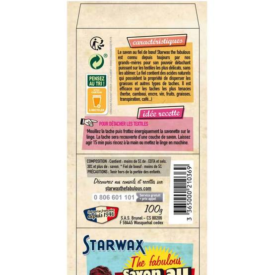 Starwax Fabulous - Savon Détachant Fiel De Bœuf - STARWAX FABULOS - Image 5