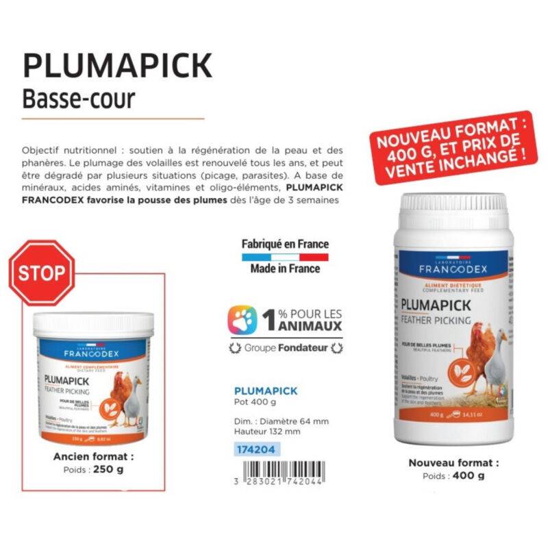 Francodex - Fortifiant Plume Volaille - FRANCODEX - Image 2
