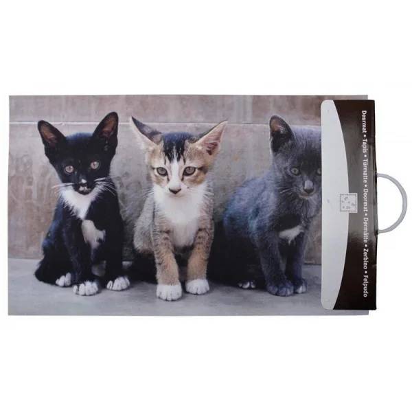 Paillasson déco granule caoutchouc Chatons Esschert Design - Image 3
