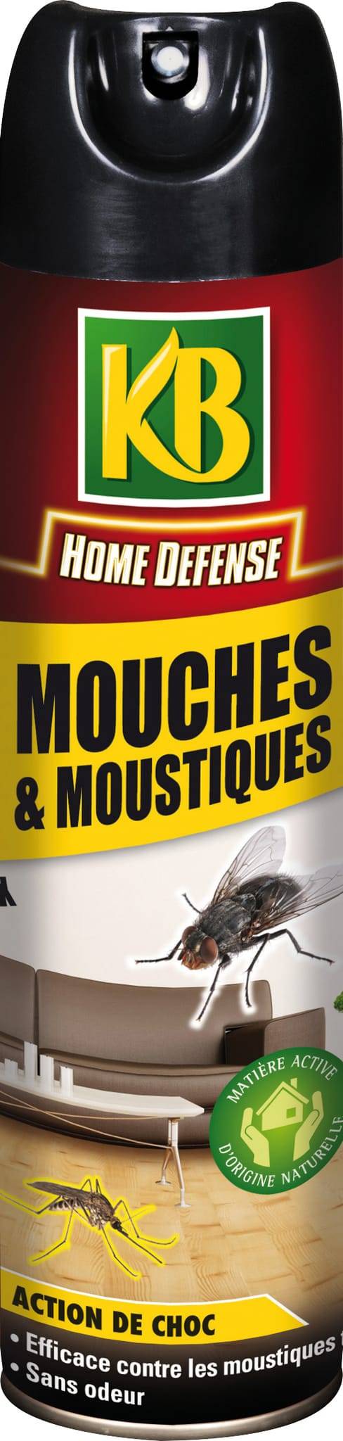 KB Home Defense - Home Défense Mouches Moustiques 400 ml - Image 1