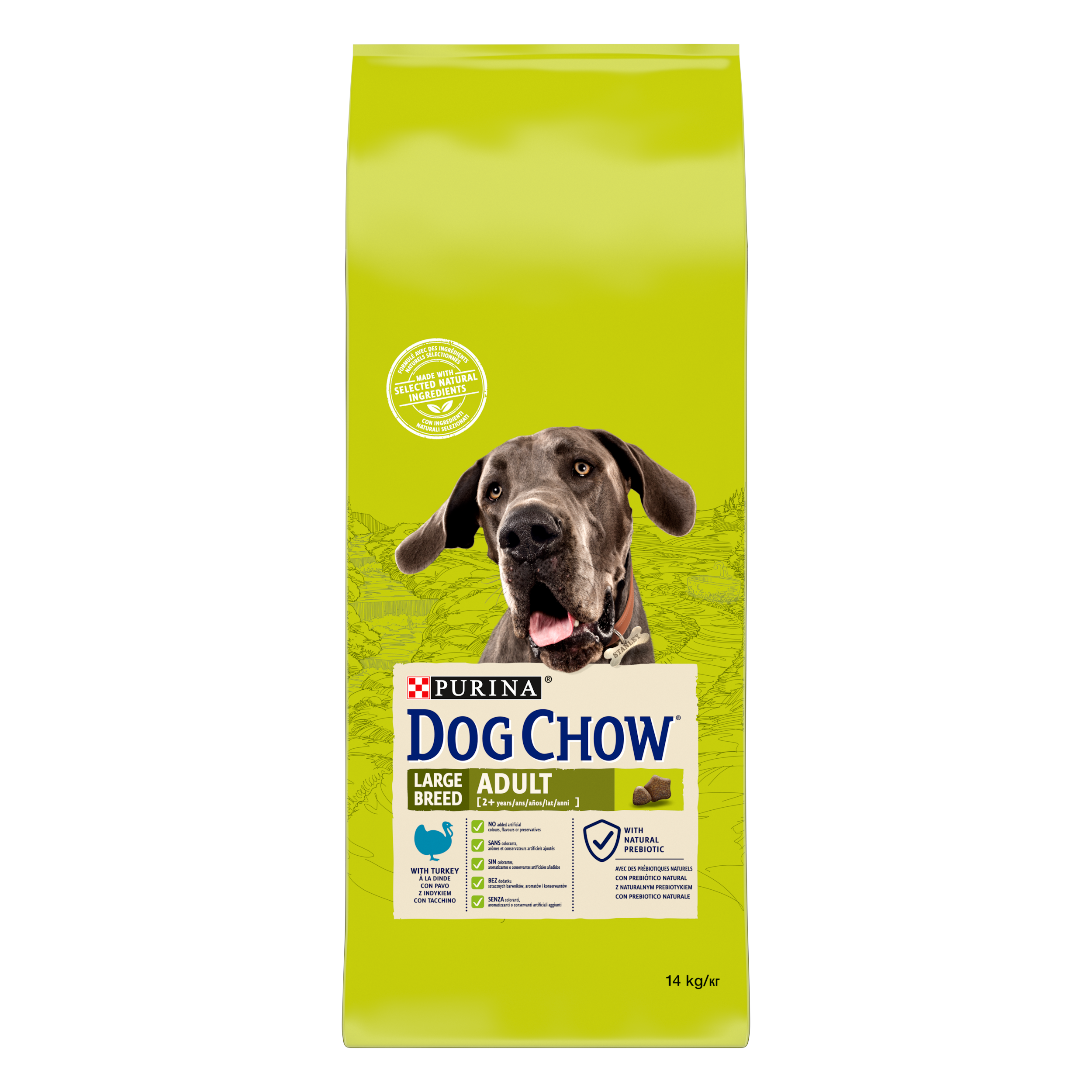 Dog Chow - Croquettes chien Adulte Large Dinde 14 kg  - DOG CHOW - Image 5