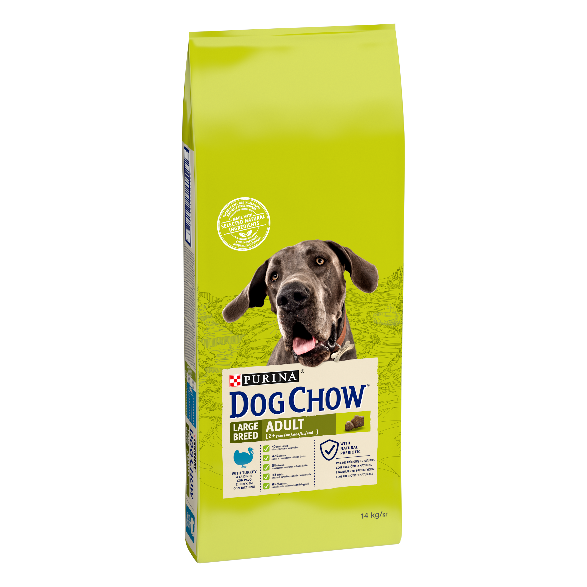 Dog Chow - Croquettes chien Adulte Large Dinde 14 kg  - DOG CHOW - Image 2