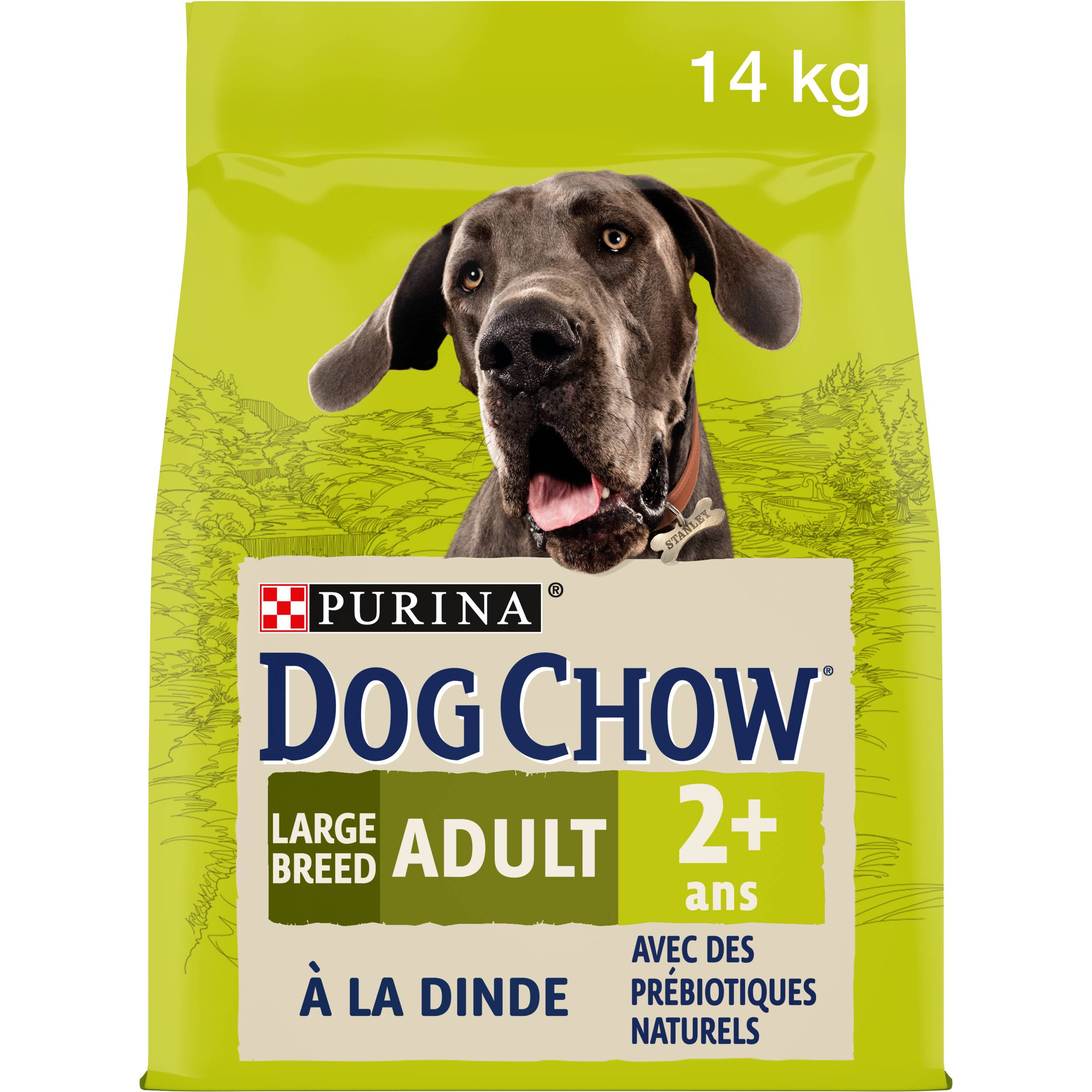 Dog Chow - Croquettes chien Adulte Large Dinde 14 kg  - DOG CHOW - Image 1