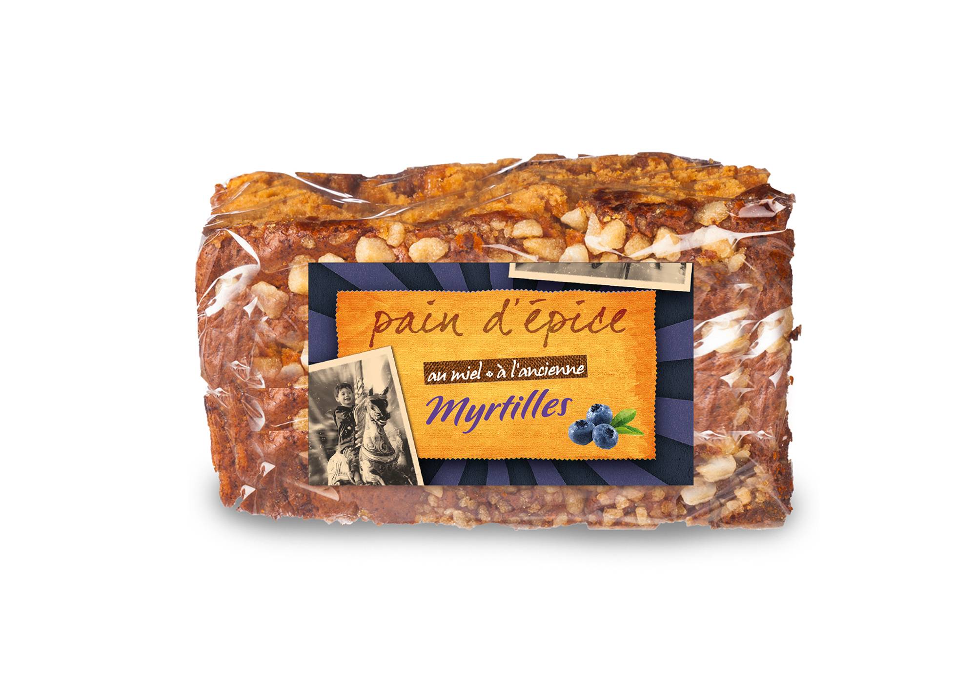 Finabeil - Pain d'épices aux myrtilles 500 g - Finabeil