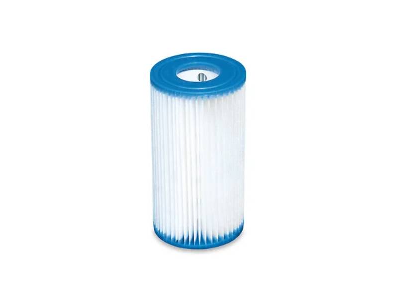 Intex - Cartouche de filtration Dacron Blanc Bleu 20 x 11 cm Type A – INTEX