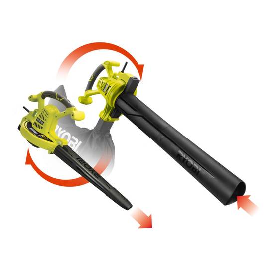 Ryobi - Aspirateur Souffleur Broyeur Électrique 3000W 2 Vitesses RBV3000CSV - RYOBI - Image 8