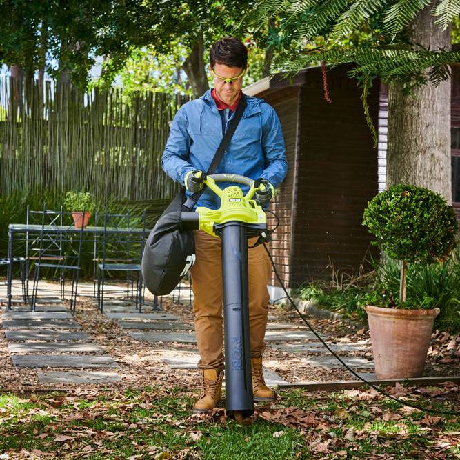 Ryobi - Aspirateur Souffleur Broyeur Électrique 3000W 2 Vitesses RBV3000CSV - RYOBI - Image 9