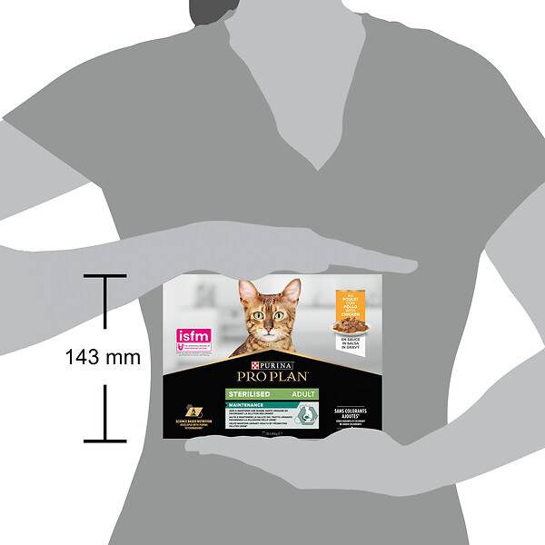 Purina Pro Plan - Pâtée en sauce chat Adulte Stérilisé Poulet 10x85g - PRO PLAN - Image 7