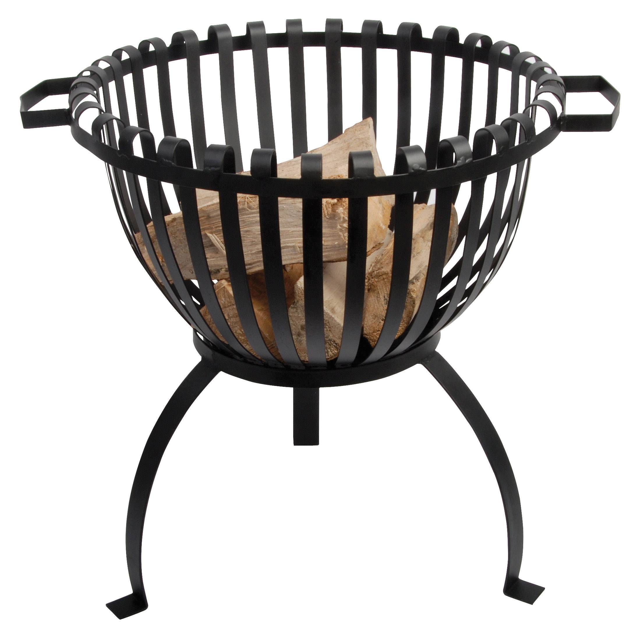 Esschert Design - Esschert Design - Brasero en forme de tulipe en métal noir Ø50 cm - Image 1