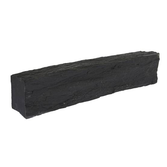 Bordure schiste ardoisier 50 x 8 x 10 cm - Image 2