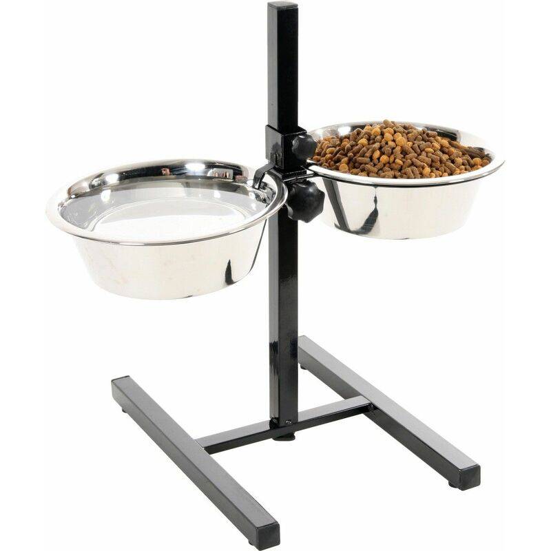 Zolux - Support Réglable 2 Bols Inox pour chien - Zolux - Image 6