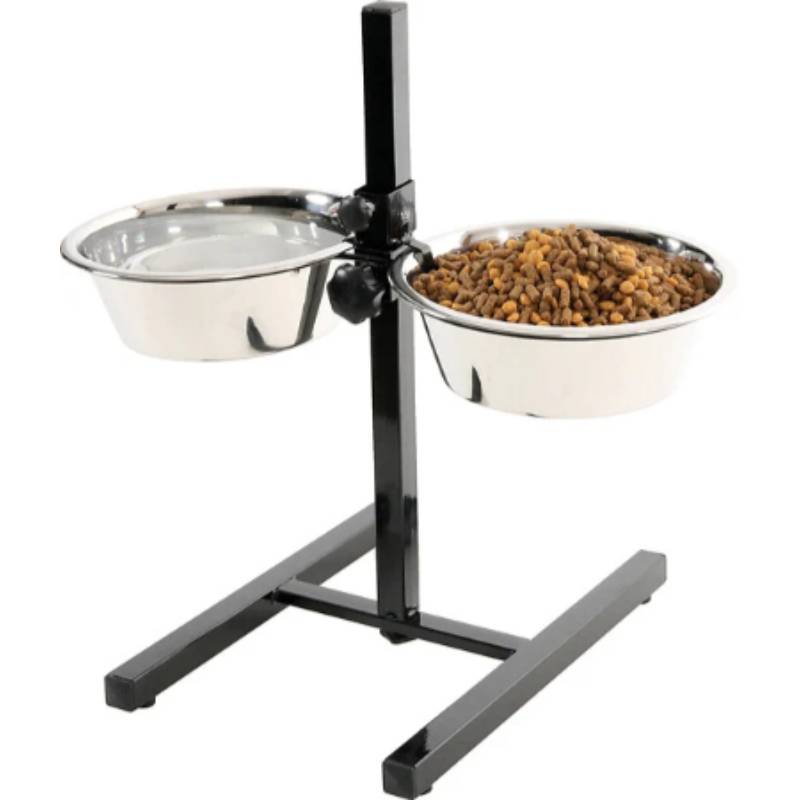 Zolux - Support Réglable 2 Bols Inox pour chien - Zolux - Image 7