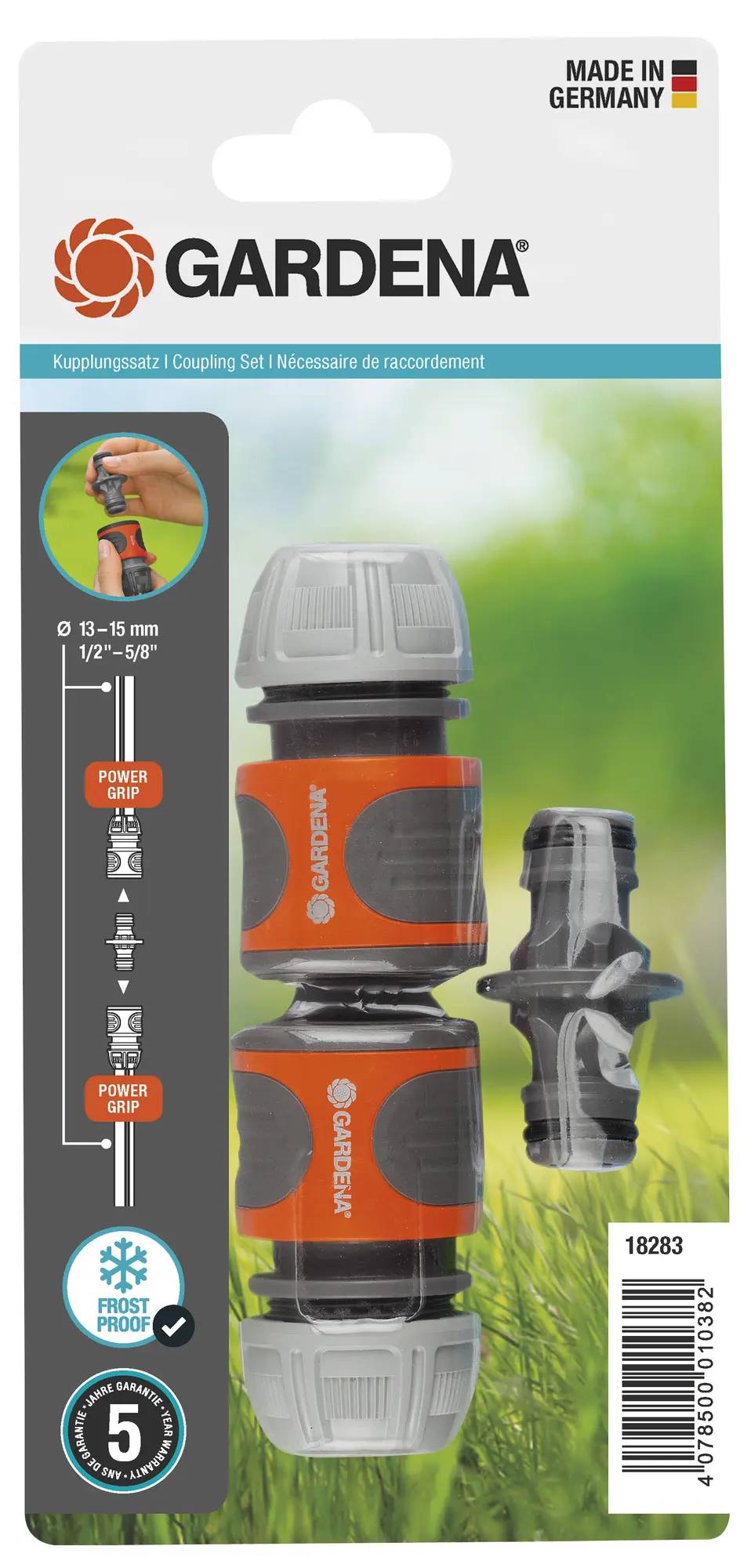 Gardena - Nécessaire de connexion pour tuyau Ø intérieur 15 mm – Gardena - Image 2