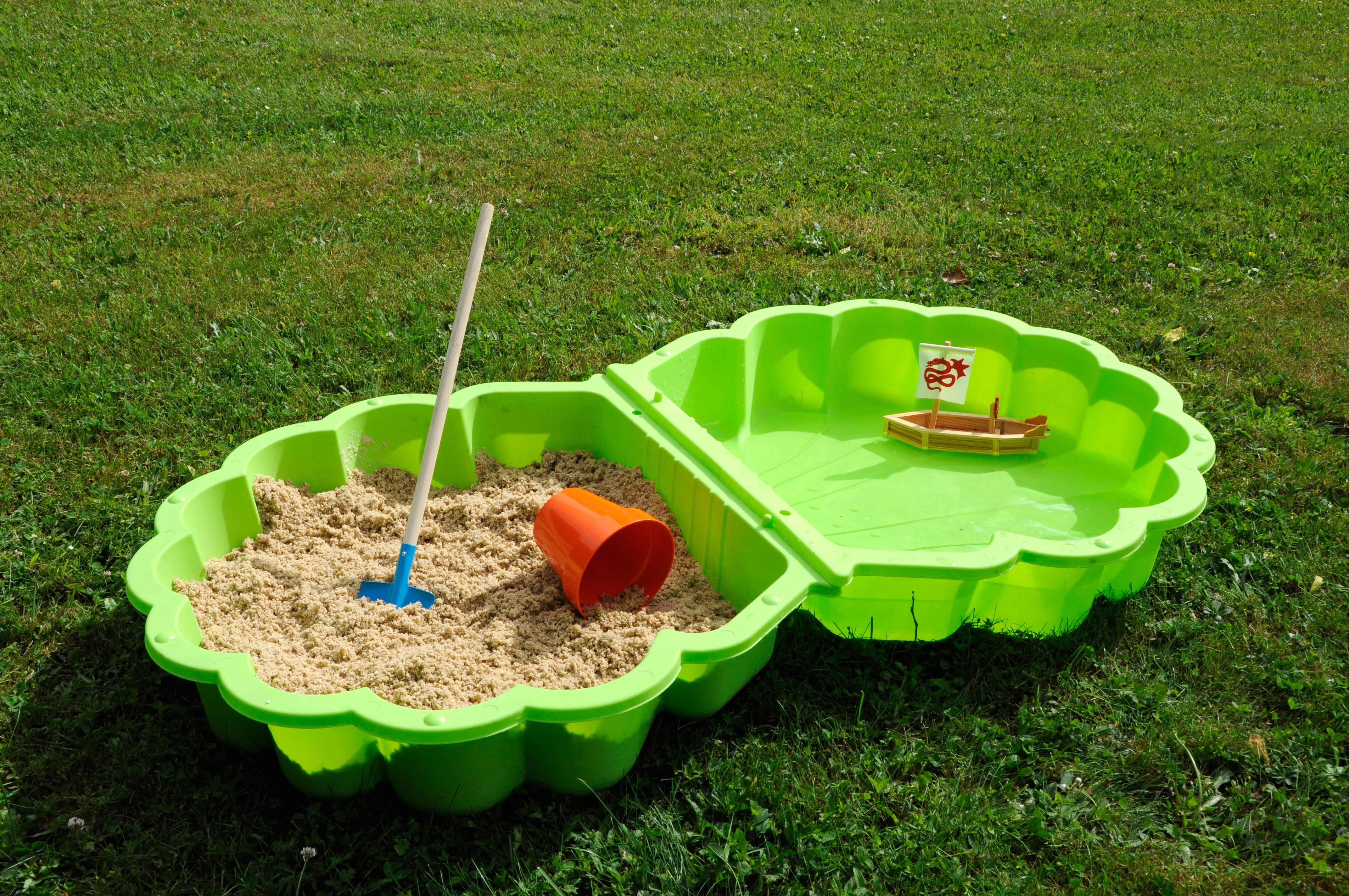 Soulet - Bac à Sable Coquillage Plastique Vert L 87 x l 78 cm - SOULET