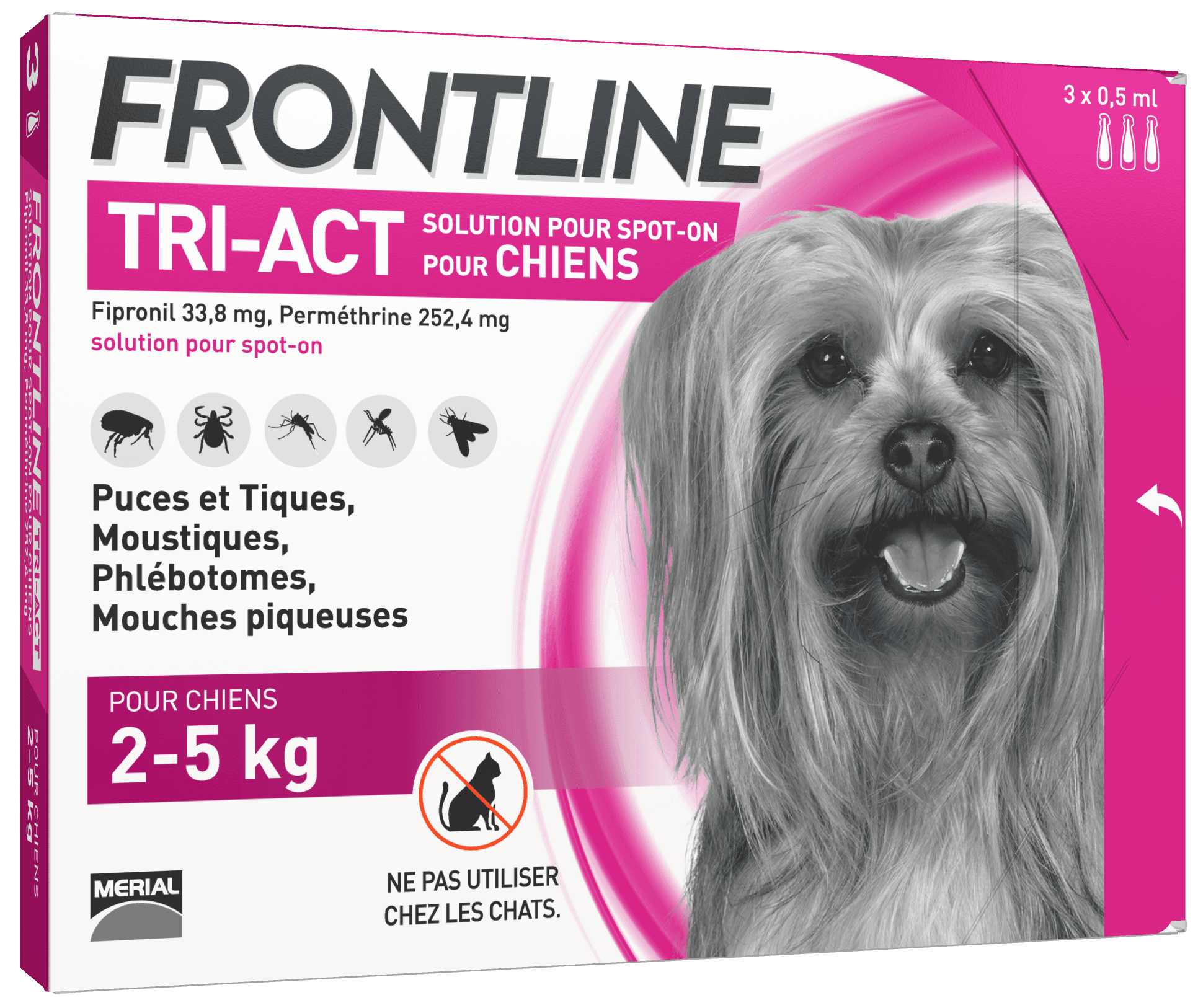 Frontline - Frontline Tri-Act Cn 2-5Kg 3 x 0,5 ml