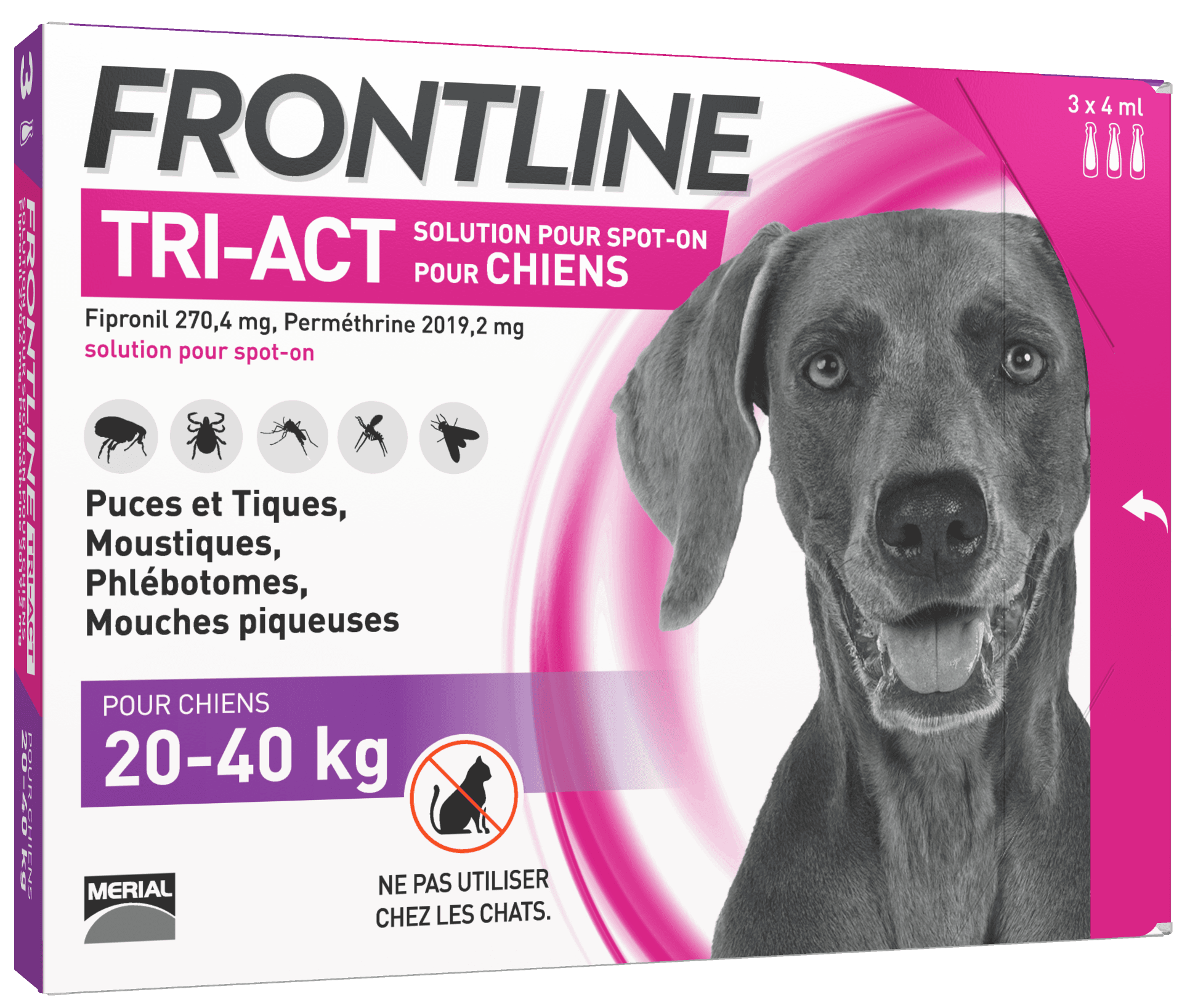 Frontline - Frontline Tri-Act Cn 20-40Kg 3 x 4 ml