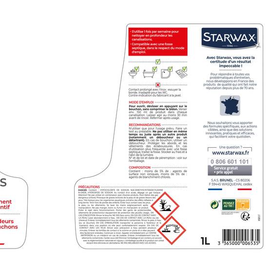 Starwax - Entretien Canalisations Javel – STARWAX - Image 2