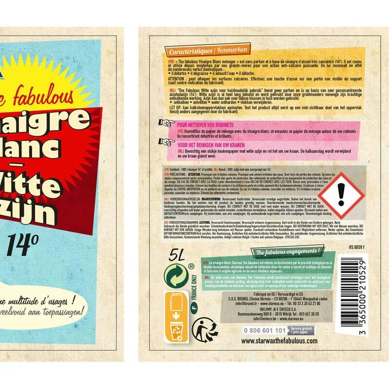 Starwax - Vinaigre Blanc Ménager Naturel – STARWAX FABULOUS - Image 3