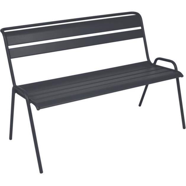 Fermob - Banc de jardin acier carbone 2 places Monceau Fermob