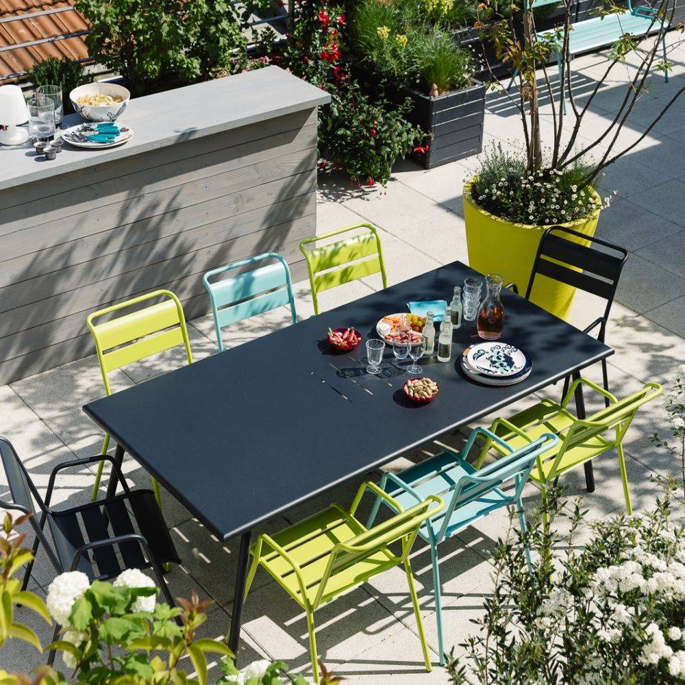 Fermob - Fauteuil de jardin acier carbone bridge Monceau Fermob - Image 4