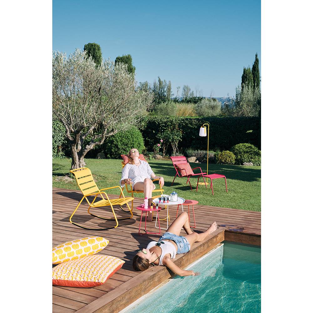 Fermob - Fauteuil de jardin bas acier piment Monceau Fermob - Image 4