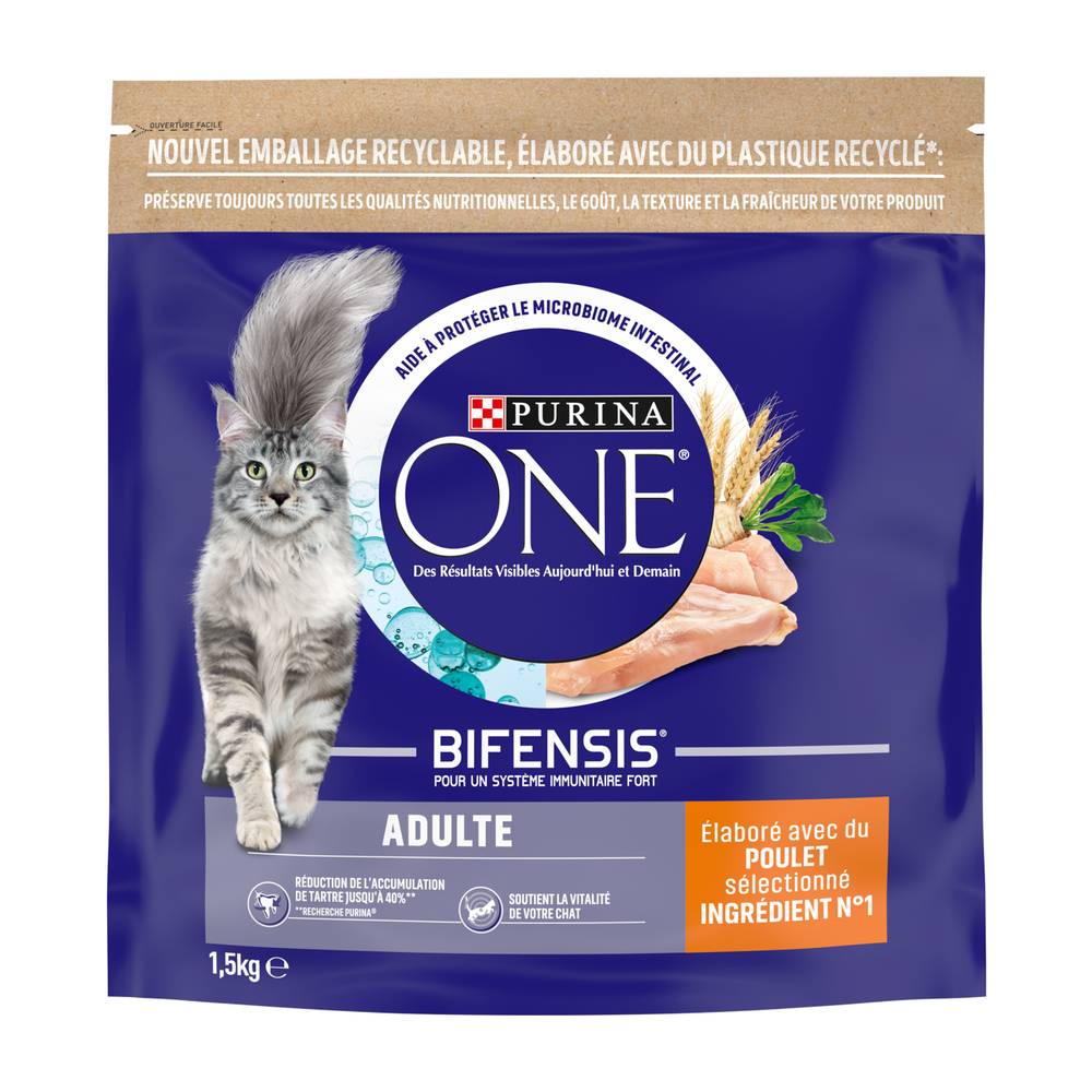 Purina One - Croquettes chat Adulte Poulet 3 kg - PURINA ONE - Image 9