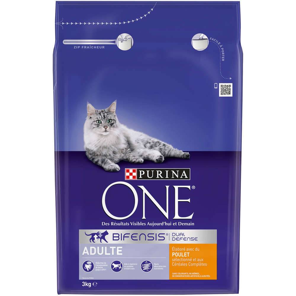 Purina One - Croquettes chat Adulte Poulet 3 kg - PURINA ONE - Image 10