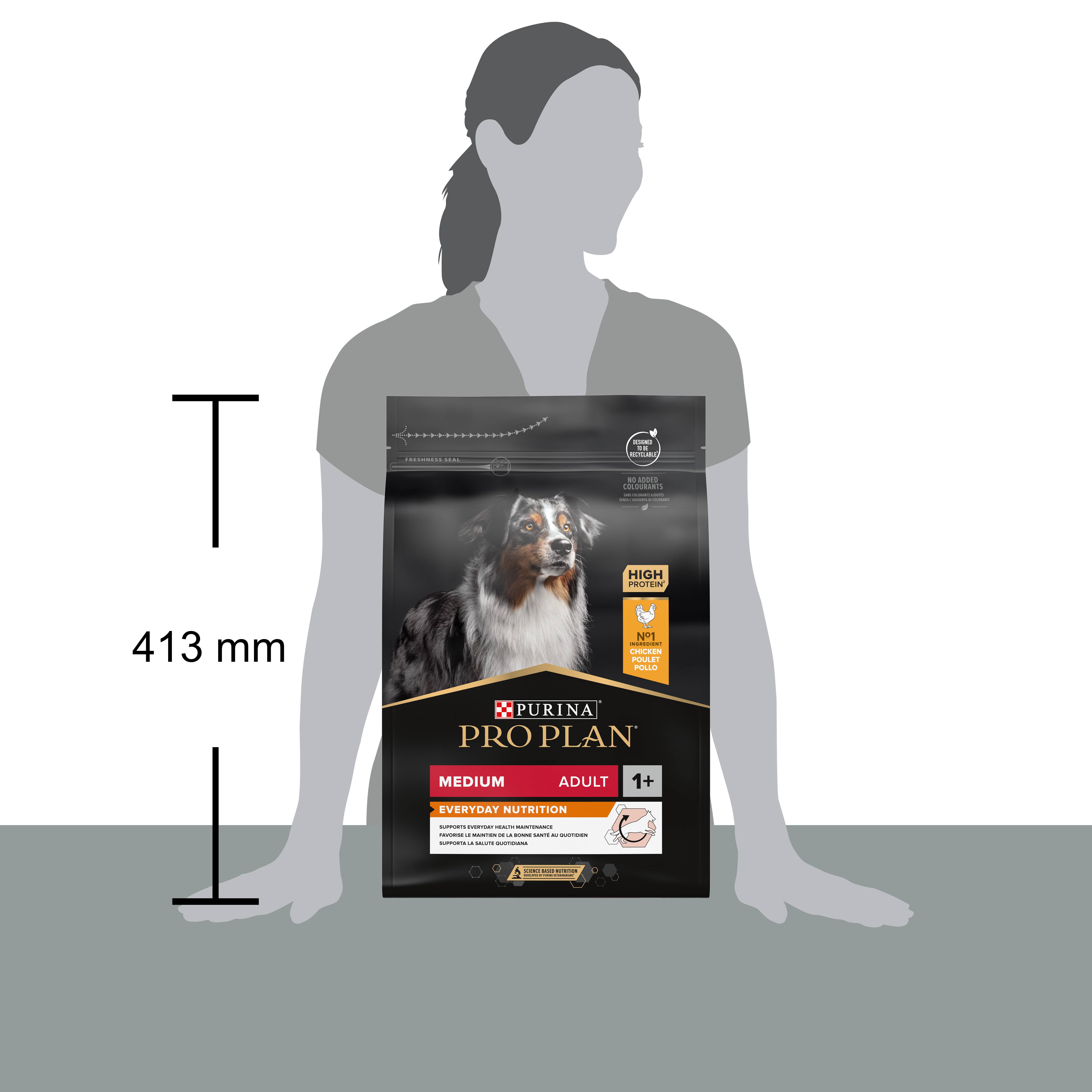 Purina Pro Plan - Croquettes chien Adulte Medium 3 kg - PRO PLAN - Image 2