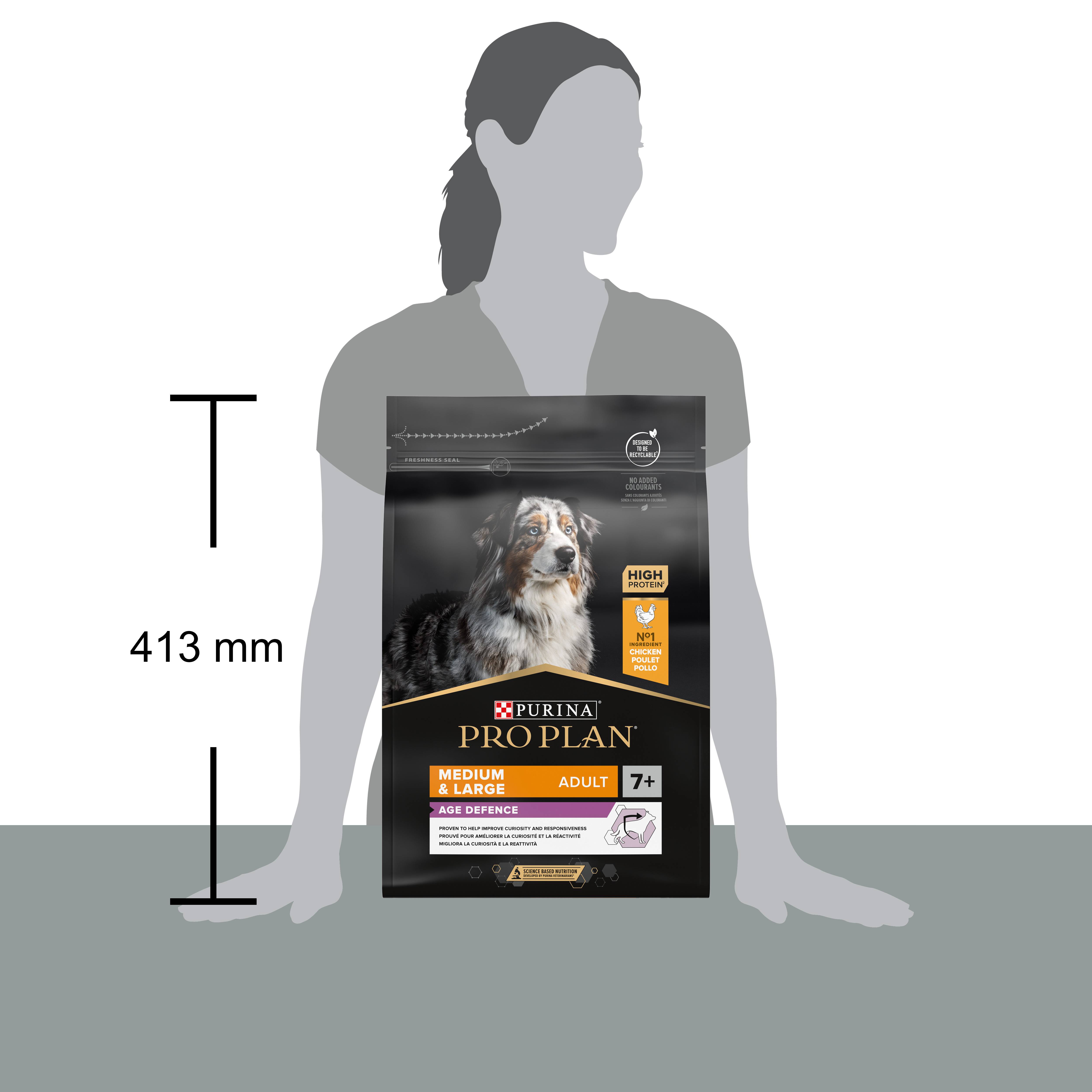 Purina Pro Plan - Croquettes chien Adulte 7+ Medium Poulet 3 kg - PRO PLAN - Image 7