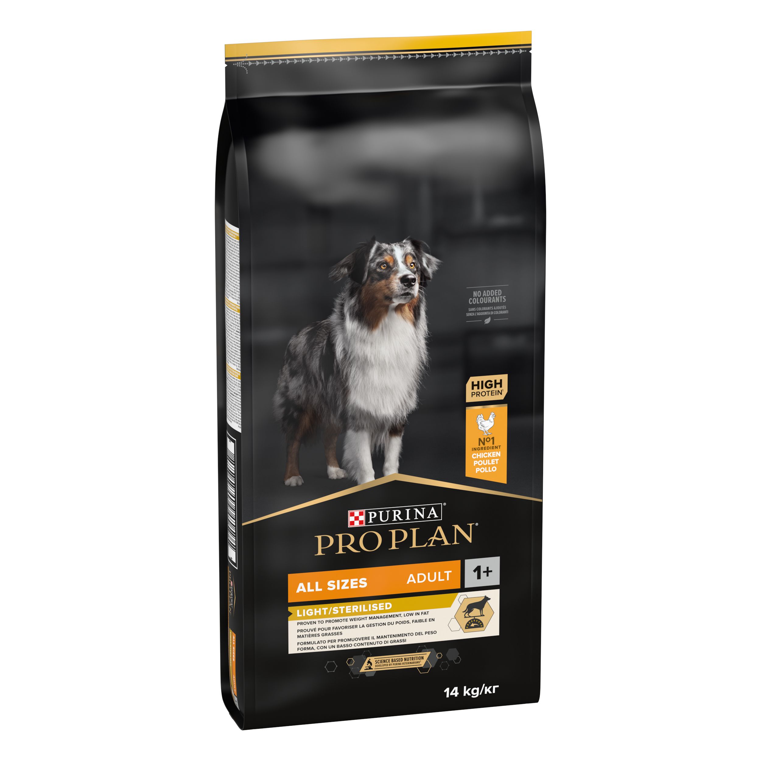 Purina Pro Plan - Croquettes chien Adulte Light Stérilisé Poulet 14 kg - PRO PLAN - Image 1