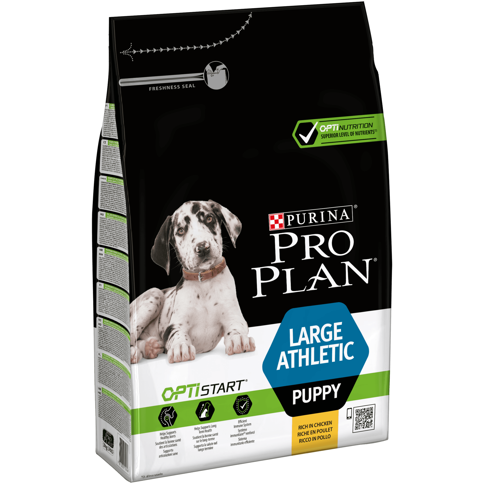 Purina Pro Plan - Pro Plan - Croquettes Purina Large athletic Puppy poulet 3 kg - Image 1