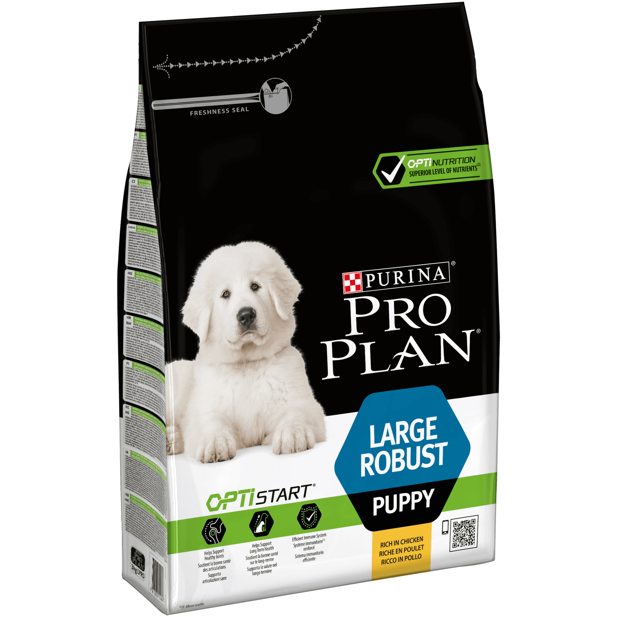 Purina Pro Plan - Pro Plan - Croquettes Large Robust Puppy Riche en Poulet 3 kg - Image 1
