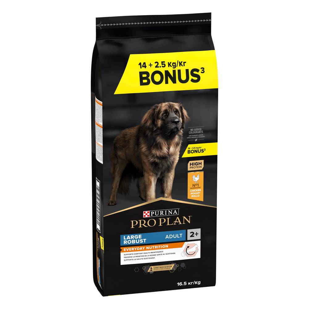 Purina Pro Plan - Croquettes chien Adulte Large Robust OptiBalance 14KG + 2,5KG gratuits - PRO PLAN - Image 1