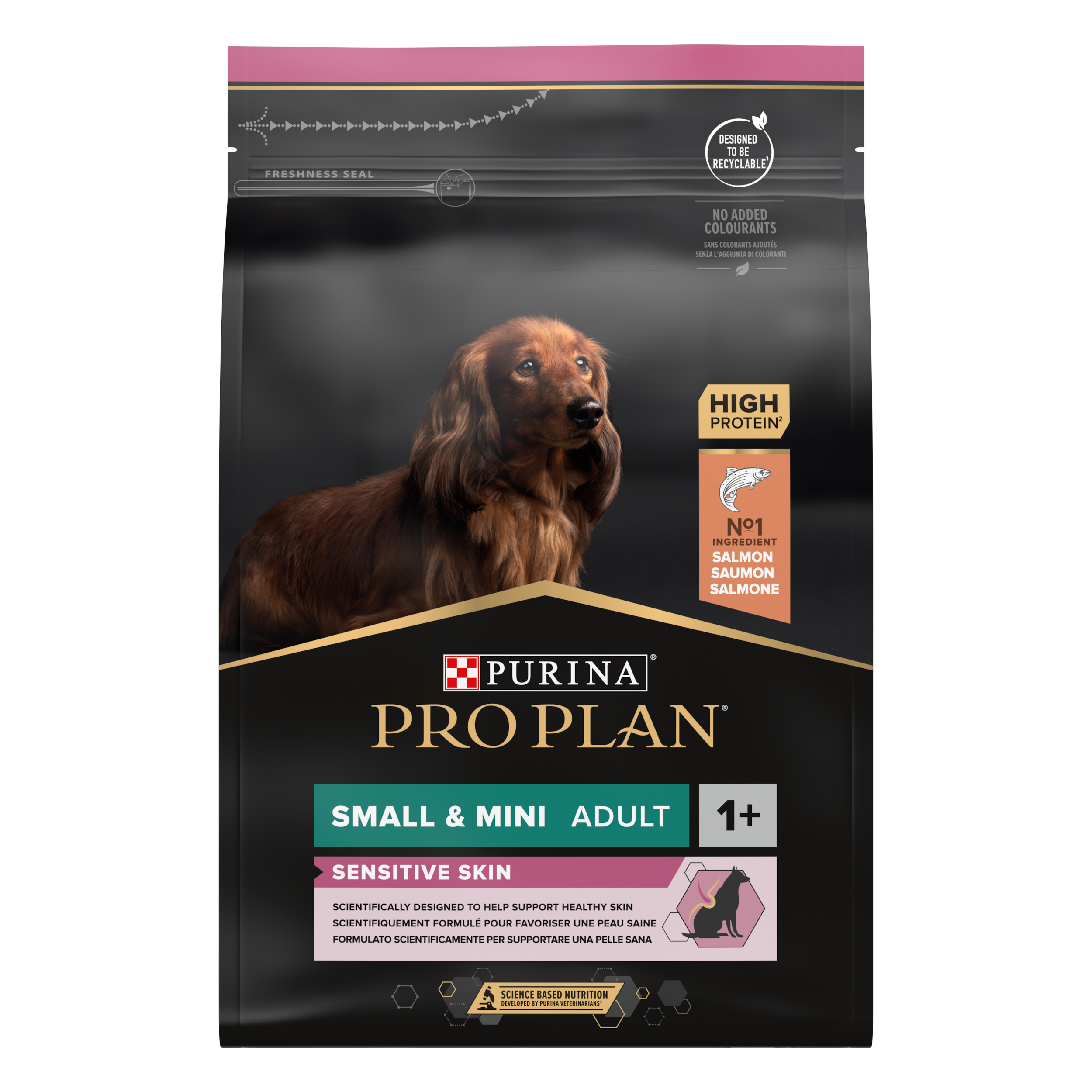 Purina Pro Plan - Croquettes chien Adulte Peau Sensible Saumon 3 kg - PRO PLAN