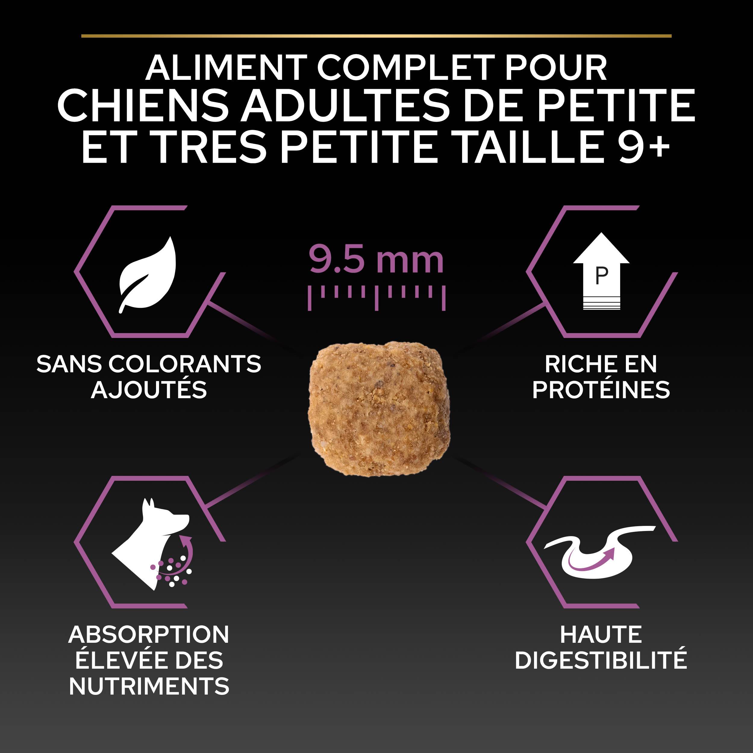 Purina Pro Plan - Croquettes petit chien Adulte 9+  Poulet 3KG - PRO PLAN - Image 2